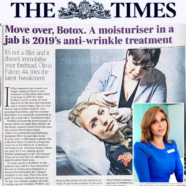 The Times article about botox and fillers