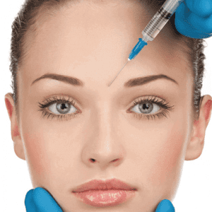demonstration of anti-wrinkle injection