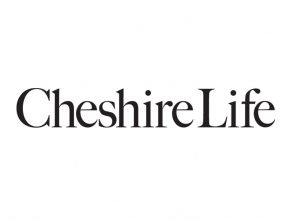 black logo of the Cheshire Life