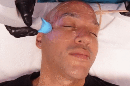 Mens Facial Relaxing