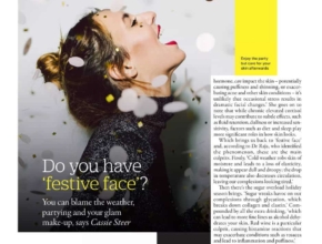 Grazia magazine print article featuring Dr Nyla