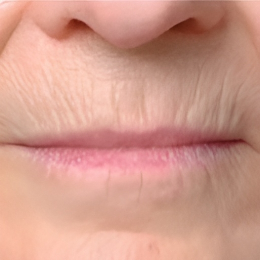 Ultracel on Lip Wrinkles Before