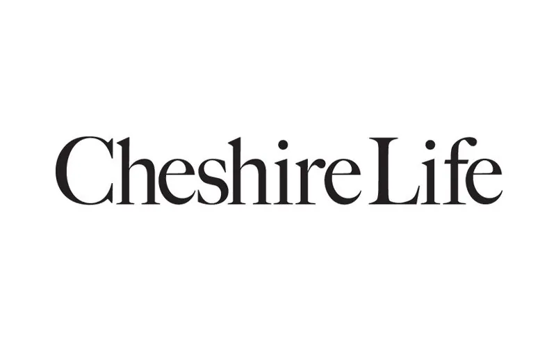 black logo of the Cheshire Life