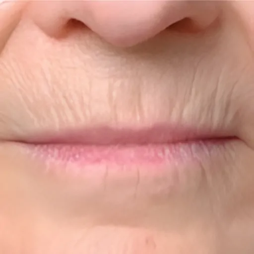 Ultracel on Lip Wrinkles Before